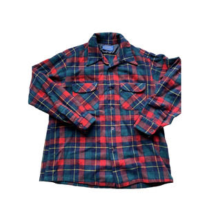 vintage pendleton flannel shirt size large